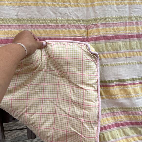 Croscill Home Juliana Reversible Comforter Pillow Sham Set Full Size Yellow - Picture 7 of 14